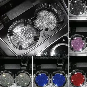 Glitters / Diamond Encrusted Cup Holder Mat