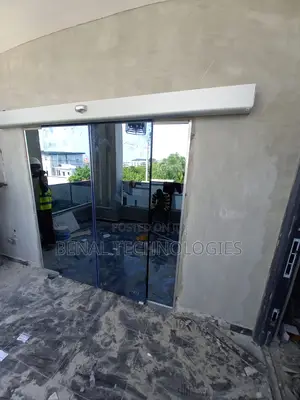 Sensor-Guided Sliding Glass Door