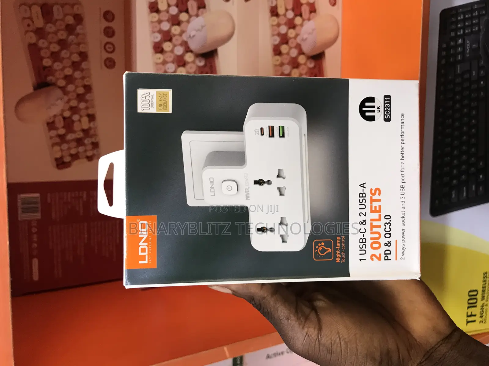 LDNIO Strong Power Socket With 3 Usb