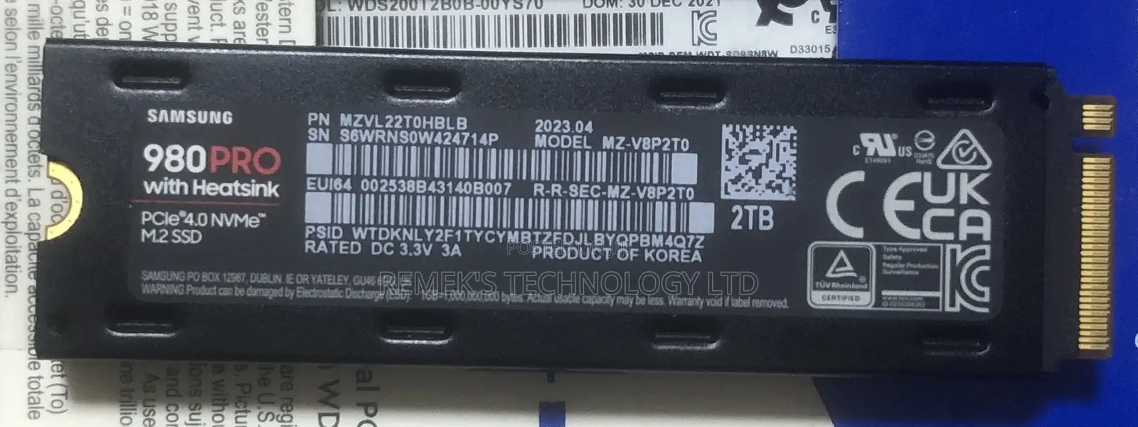 SAMSUNG 2TB Solid State
