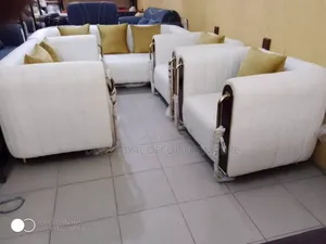 Classic Quality White Leather Sofa Chair
