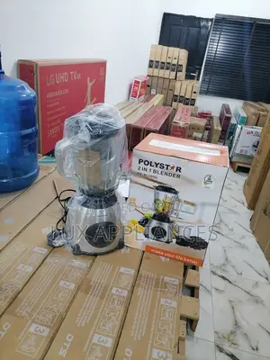 2in1 Blender Very Thick Glass Jar 1.5l Polystar Blender
