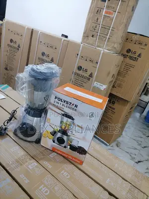 Powerful 2in1 Polystar Glass Jar Blender