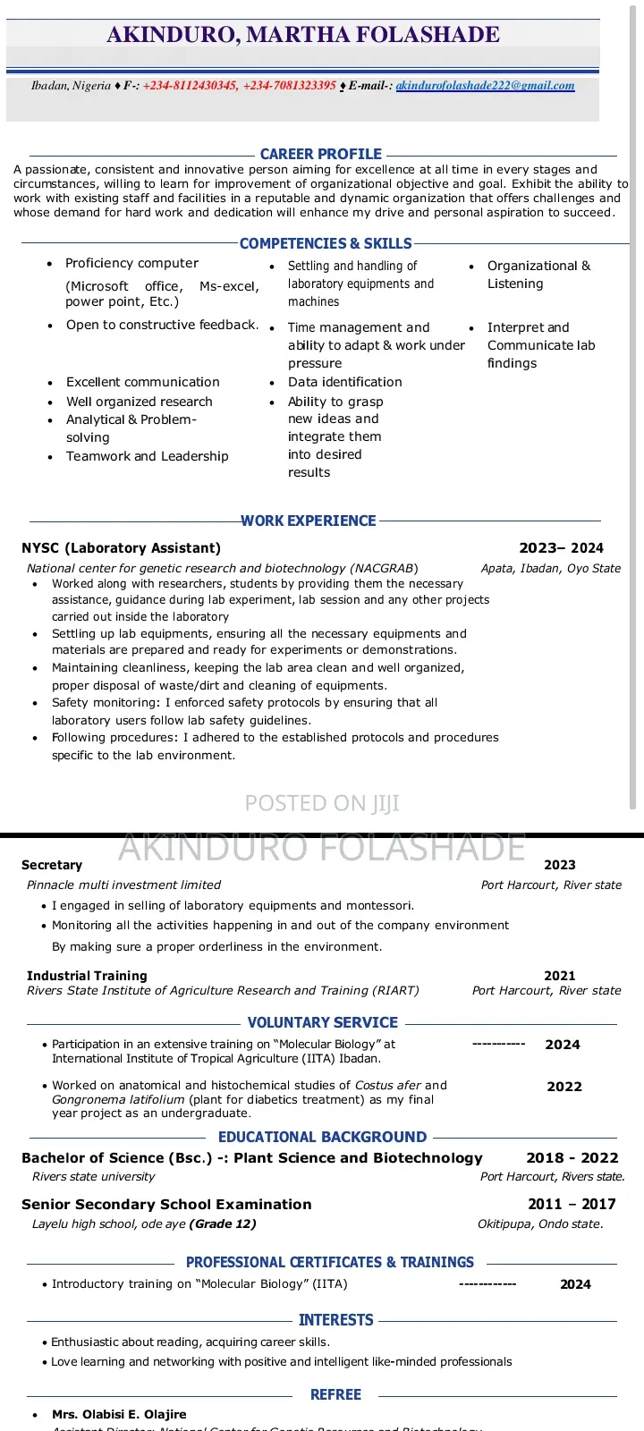 Administrative Assistant