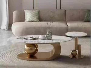 Latest Marble Top 2in1 Centre Table