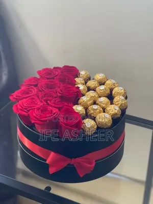 Treat Box for Gift - Chocolate Scented Rose Flowers