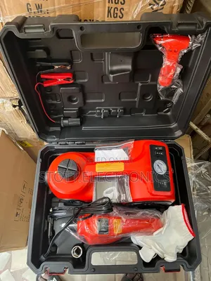 Electric Air Pump/Car Hydraulic Jack/Wrench (4 in 1) 5 Tones