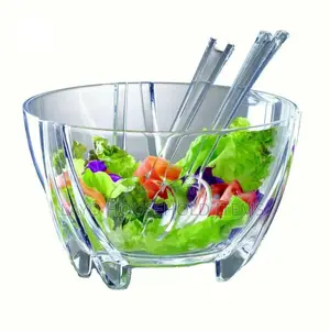 High Quality Acrylic Luxury Salad Mixing Bowl