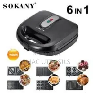 Sokany 6-in-1 Sandwich Maker Set