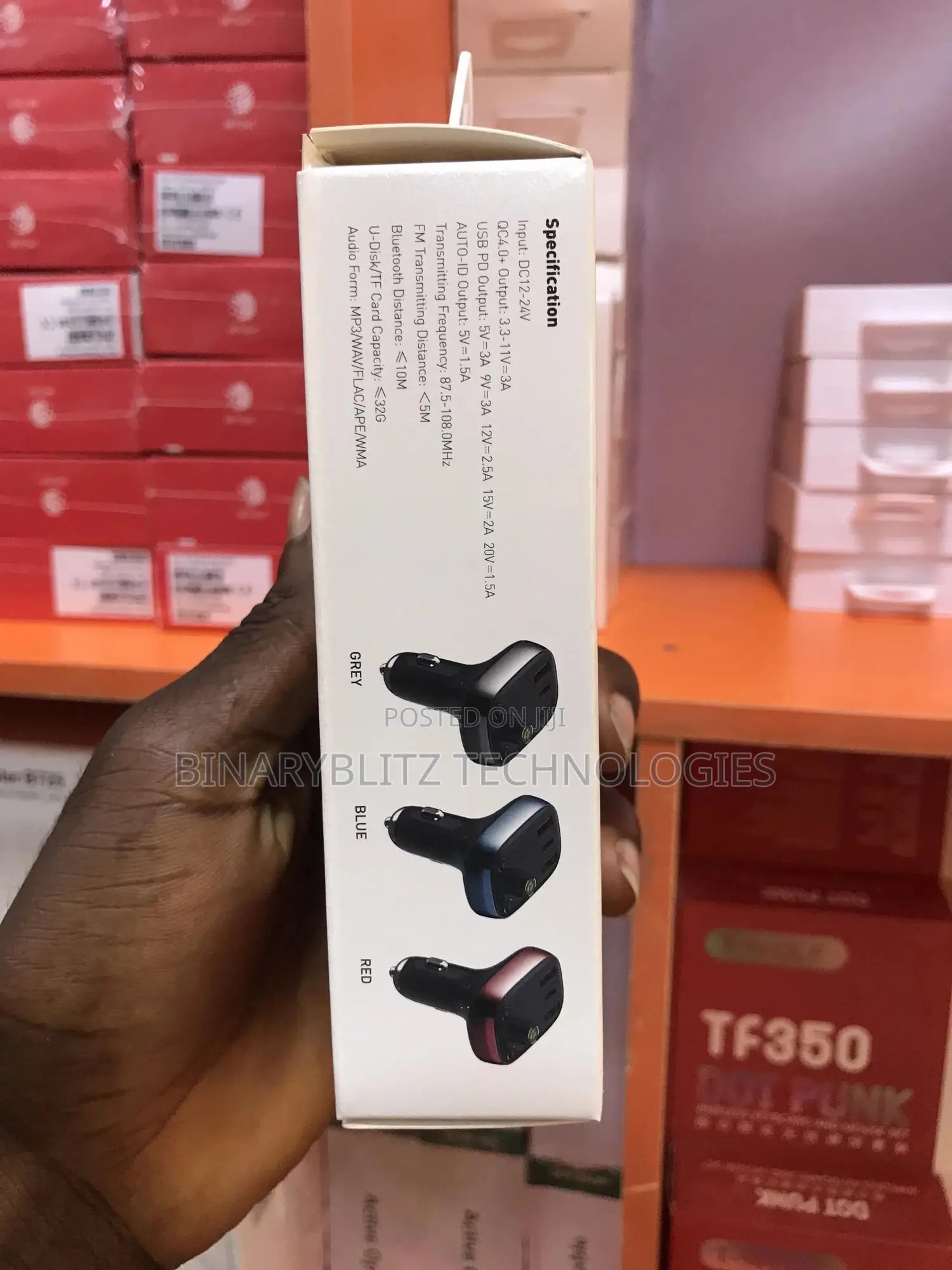 Ldnio Bluetooth Fm Car Transmitter With 3 Usb