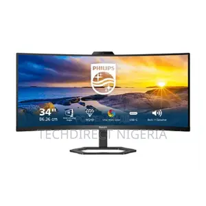 Philips 34" WQHD VA USB-C Curved Monitor With Windows Hello