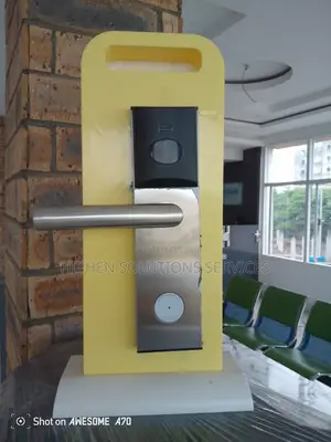 Silver Hotel Key Card Lock Hotel Door Lock