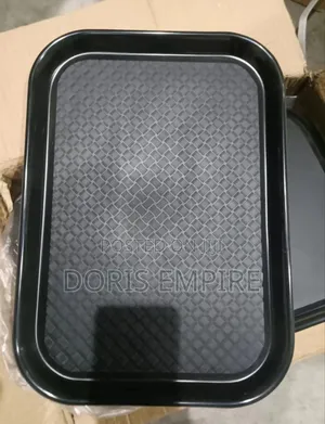 Antiskid Plastic Restaurant, Canteen Fast Food Serving Tray