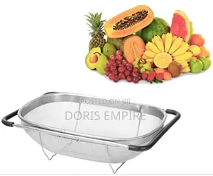 Stainless Steel Over Sink Strainer/Drainer Basket