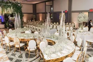 High Quality Event Marble Top Dinning Table and Chairs.