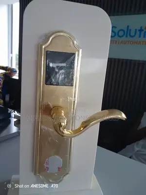 HS Golden Edge Zinc Alloy Hotel Card Lock