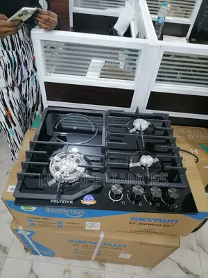 Fast Cook Polystar 3burner and 1 Hotplate Cooker