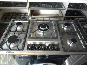 New Powerful Phima 5 Burners Stainless Gas Cooker.