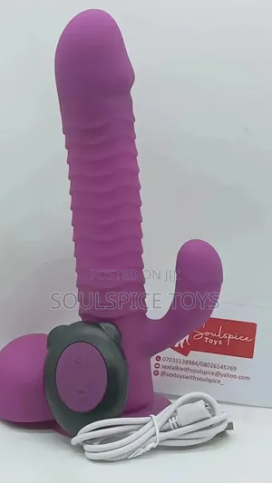 Purple Vibrating Dildo