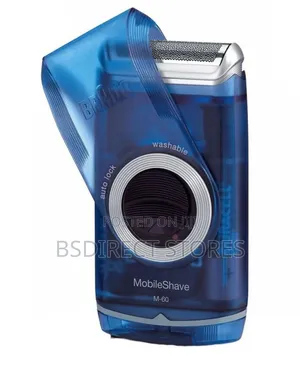 Braun Mobileshave Wet and Dry Portable Electric Shaver M-60b