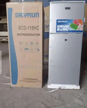 Skyrun 118l Double Door Fridge