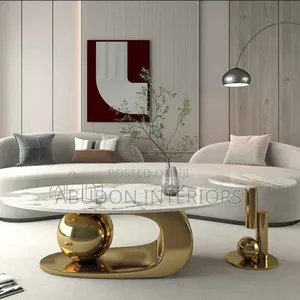Gold And White Table