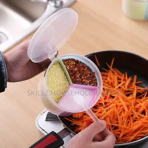 3 Compartment Condiment Container