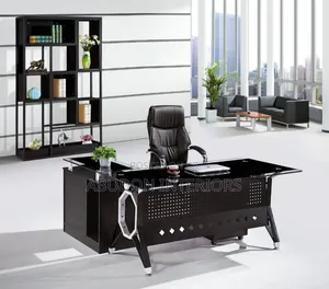 Glass Top.Office Table