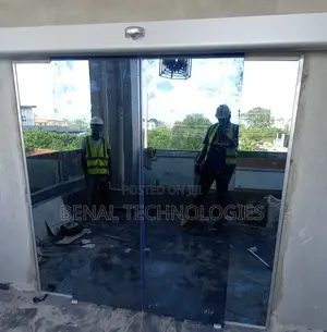 Automatic Motion-Tracking Entry Door