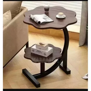 Double Layer C-Shaped End Table, Small Side Table
