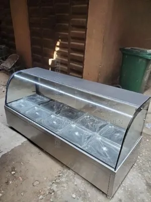 Italian Standard Food Warmer 10plates With Curved Glass