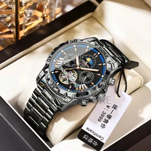 Poedagar Automatic Chronograph Wristwatch