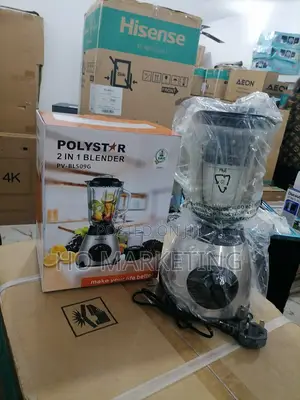 Time Saving Polystar 2 in 1 Electric Blender -Pv-Bl509g
