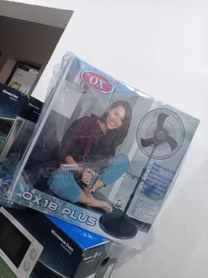 OX 18plus Pedestal Fan- Colour Black