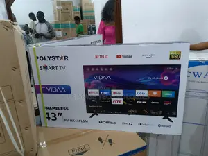 Brandnew Polystar 43'' Smart TV
