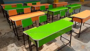 School Double Desk and 2 Single Seat