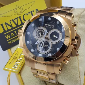Invicta Big Dial Gold