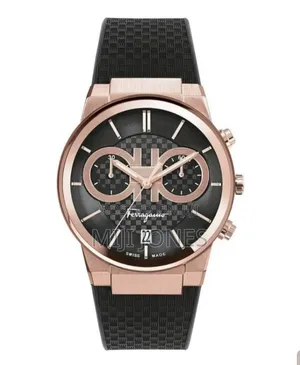 FERRAGAMO Rubber Strap Chrono 