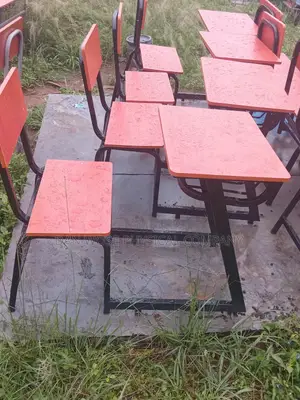 Single Desk and Seat Jointed