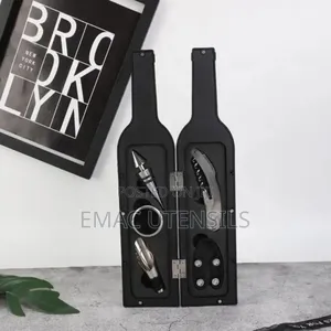 5pcs Kit Wine Bottle Cork Box Opener Accessories Tools Gift