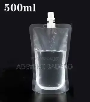 500pcs Clear Beverage Liquid Juice Bottles- Reusable (500ml)