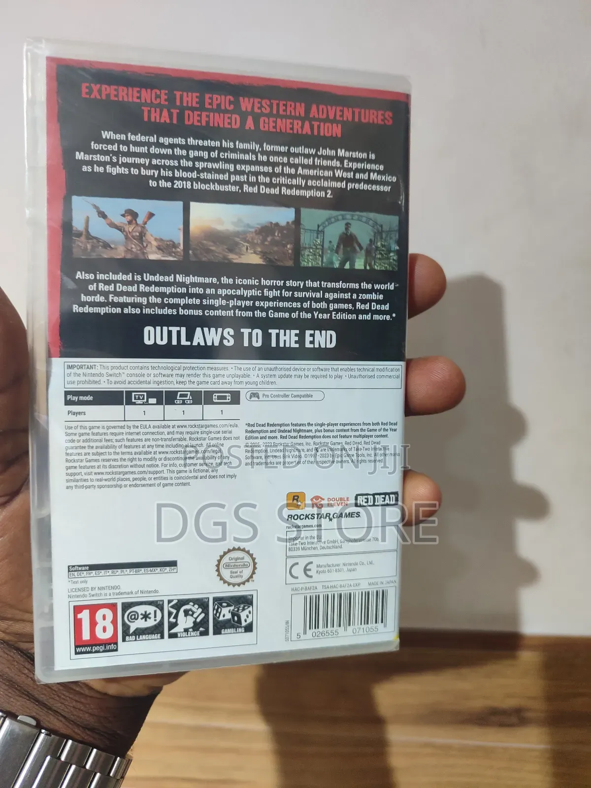 Nintendo Switch Red Dead Redemption Game