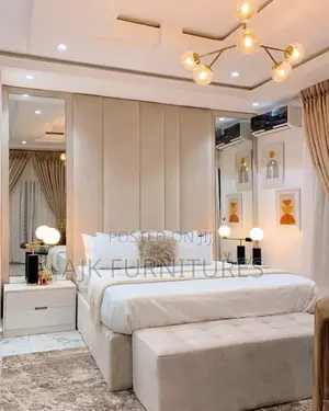 Exquisite Full Padded 6by6ft Bedframe