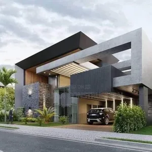 Design Duplex of 5 Bedroom.Full Architectural Drawing