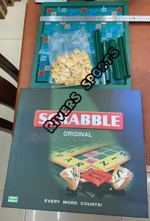 Biggest Scrabble Game Lock Tiles. Plastic Transparent Top