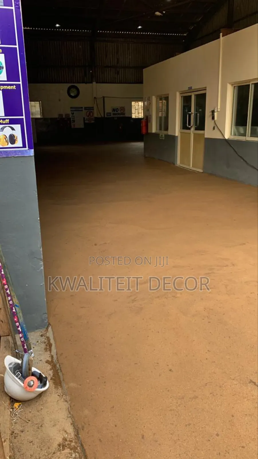 Mortar With Epoxy Flooring