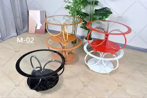 Portable Designed Glass Center Table