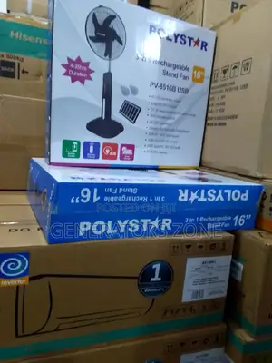 16-Inch Adjustable Polystar Pv-8516b USB Fan