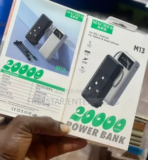 MACHES 20000mah Power Bank Cable. MACHES 22.5W Power Bank