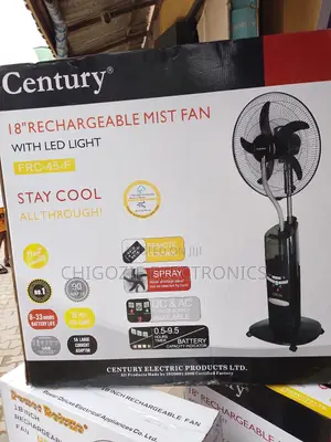 Century 18inches Rechargeable Most Water Cooler Air